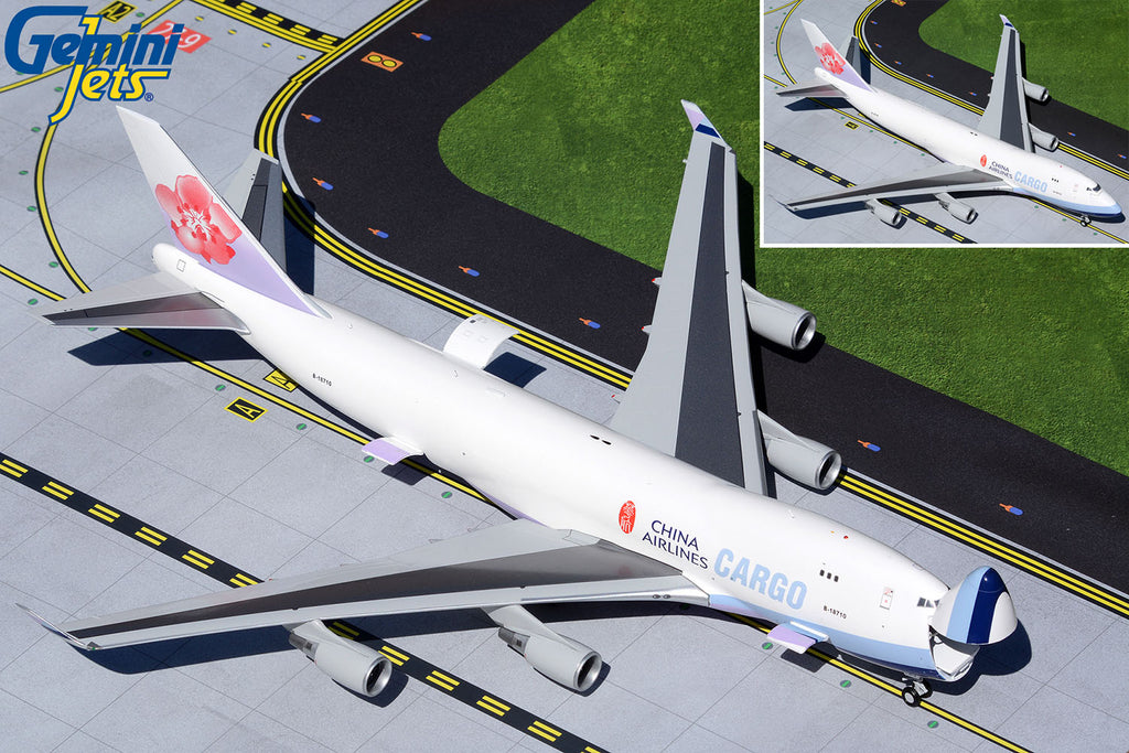 China Airlines Cargo Boeing 747-400F Interactive B-18710 GeminiJets G2CAL929 Scale 1:200