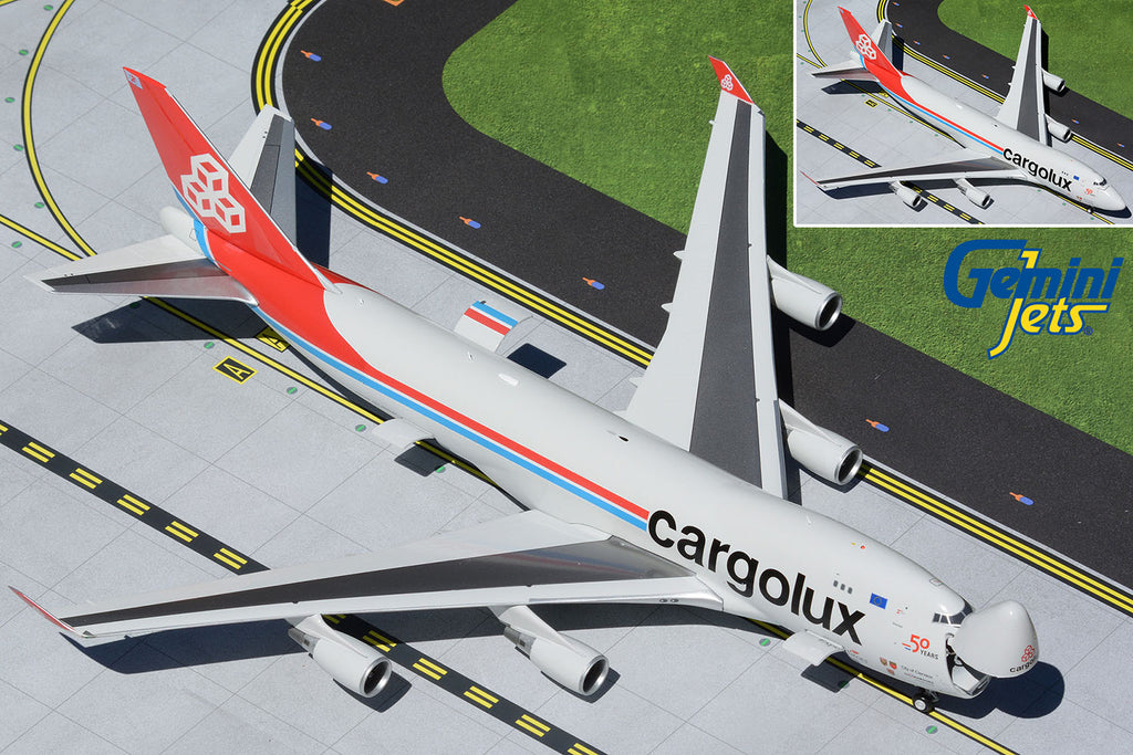 Cargolux Boeing 747-400ERF Interactive LX-LXL GeminiJets G2CLX933 Scale 1:200