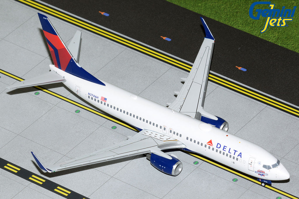 Delta Boeing 737-800 N3746H Atlanta Braves World Champions GeminiJets G2DAL1114 Scale 1:200