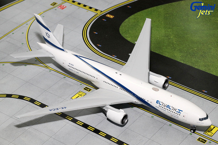 El Al Boeing 777-200ER 4X-ECA GeminiJets G2ELY472 Scale 1:200