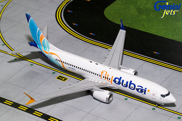 Fly Dubai Boeing 737 MAX 8 A6-MAX GeminiJets G2FDB717 Scale 1:200