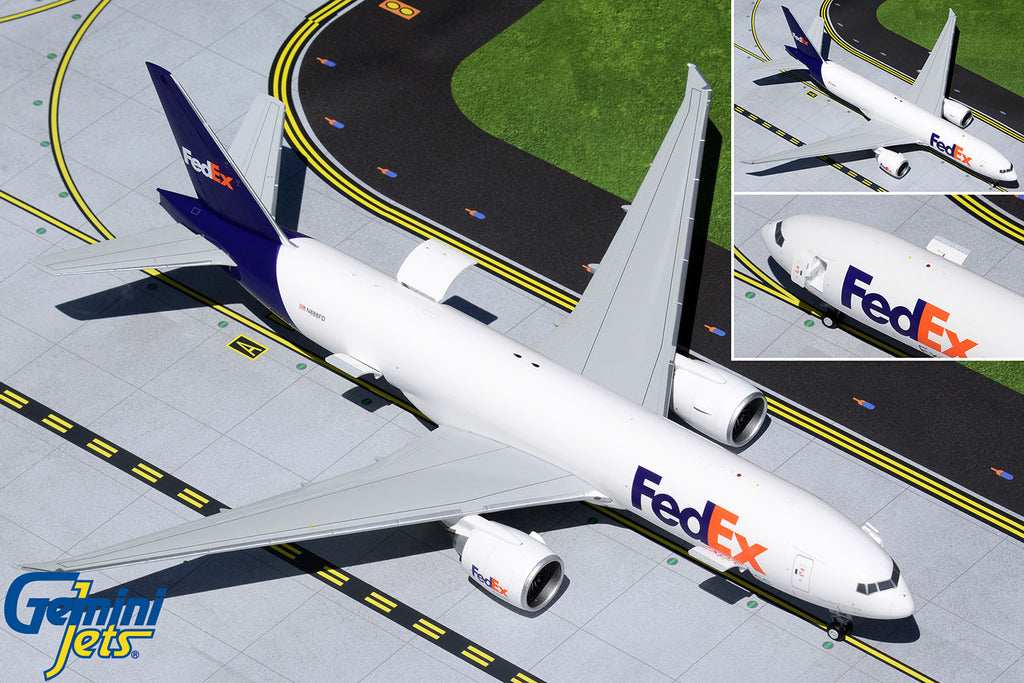 FedEx Boeing 777F Interactive N888FD GeminiJets G2FDX951 Scale 1:200