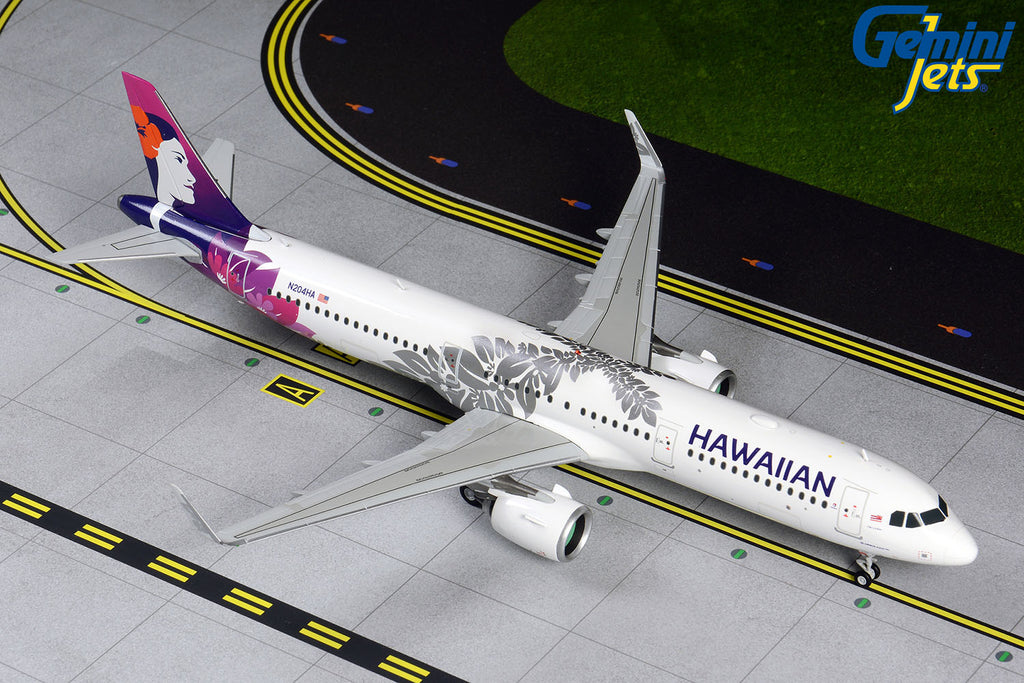 Hawaiian Airlines Airbus A321neo N204HA GeminiJets G2HAL809 Scale 1:200