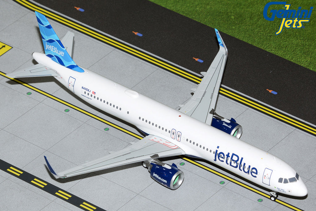 JetBlue Airbus A321neo N4058J GeminiJets G2JBU1077 Scale 1:200