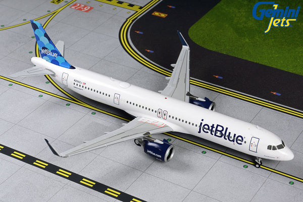 航空機・ヘリコプター Gemini Jets jetBlue AIRBUS A321neo 1/200 JetBlue Airbus A321neo N2002J GeminiJets G2JBU869 Scale 1:200