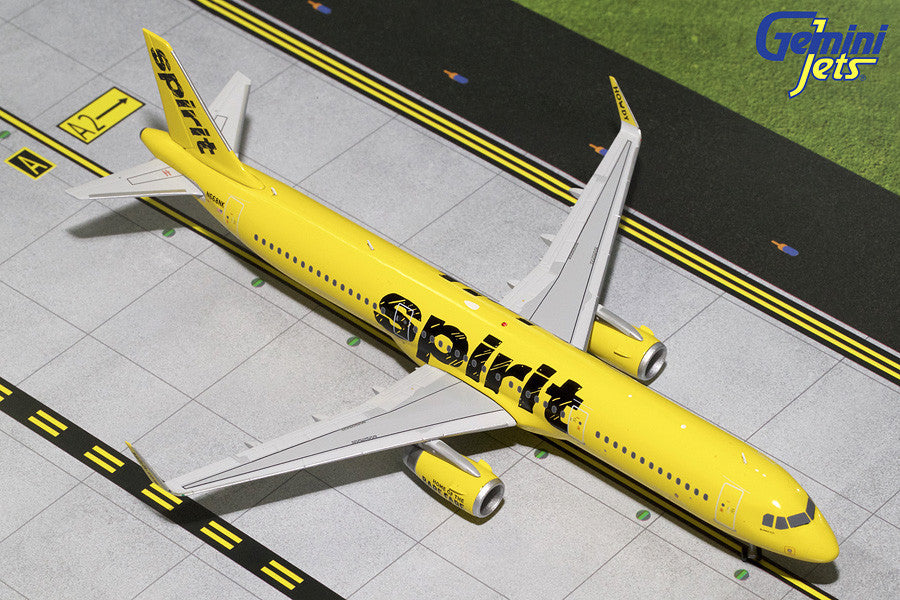 Spirit Airlines Airbus A321 N668NK GeminiJets G2NKS620 Scale 1:200