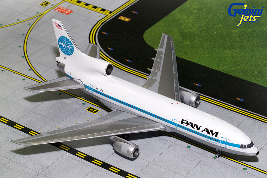 Pan Am Lockheed L-1011-500 N511PA Clipper Black Hawk GeminiJets G2PAA690 Scale 1:200
