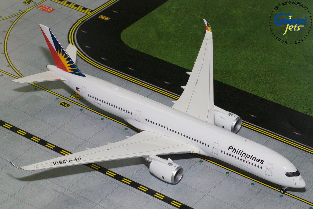 Philippine Airlines Airbus A350-900 RP-C3501 GeminiJets G2PAL789 Scale 1:200