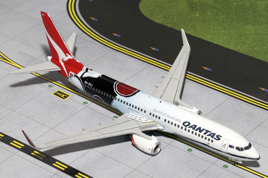 Qantas Boeing 737-800 VH-XZJ "Mendoowoorrji" GeminiJets G2QFA443 Scale 1:200