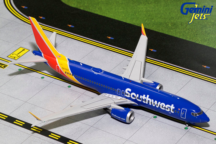 Southwest Boeing 737 MAX 8 N8705Q GeminiJets G2SWA689 Scale 1:200