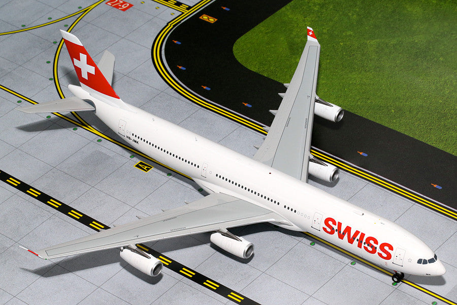 Swissair Airbus A340-300 HB-JMK GeminiJets G2SWR382 Scale 1:200