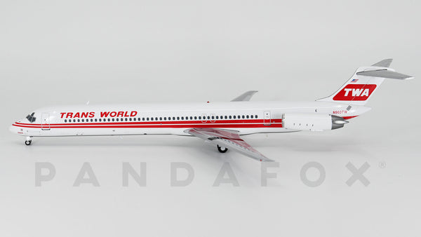 TWA MD-82 N903TW GeminiJets G2TWA456 Scale 1:200 – PandaFox Toys
