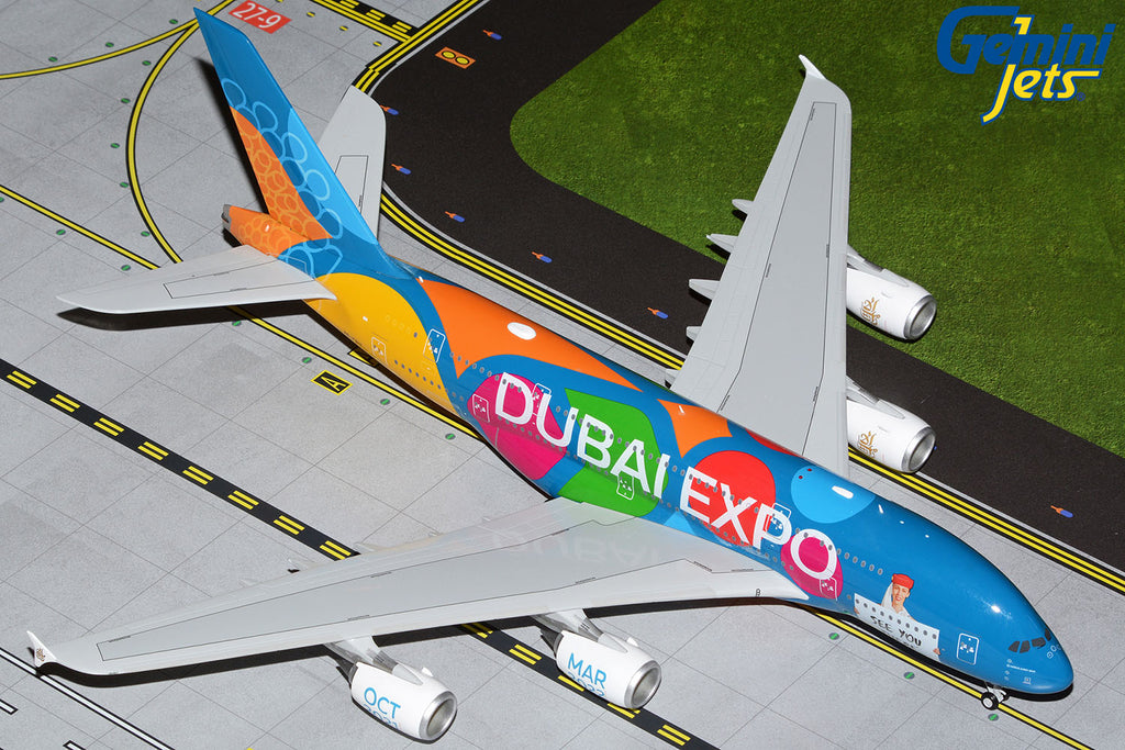 Emirates Airbus A380 A6-EEU Dubai Expo Be Part Of The Magic GeminiJets G2UAE1071 Scale 1:200
