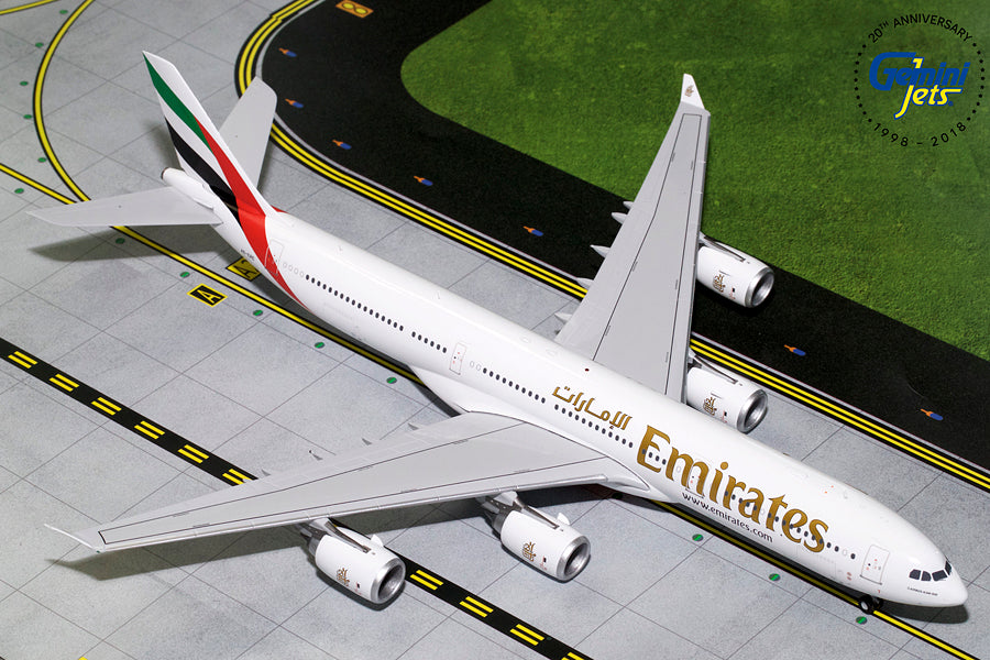 エミレーツ航空 A340-500 1/500 エミレーツ航空、エアバスA340-500型機で最後の飛行を実施