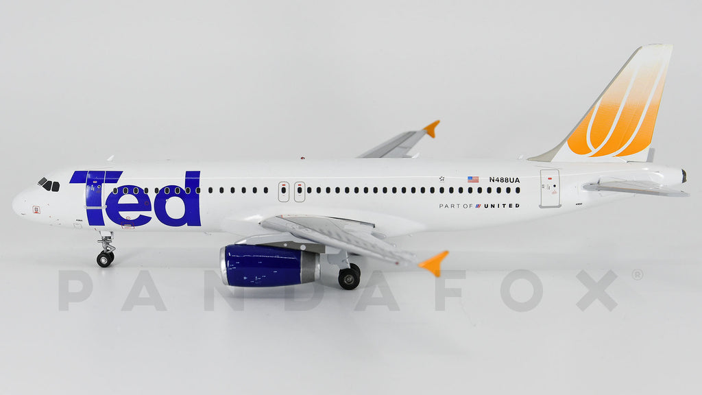 Ted Airbus A320 N488UA GeminiJets G2UAL007 Scale 1:200