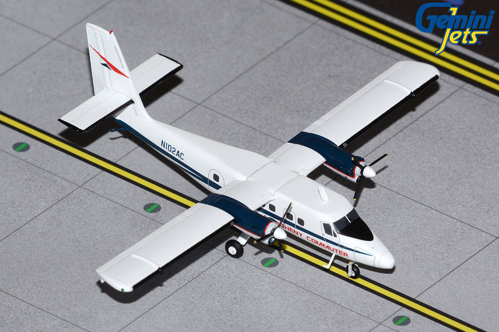 Allegheny Commuter DHC-6-300 Twin Otter N102AC GeminiJets G2USA1033 Scale 1:200