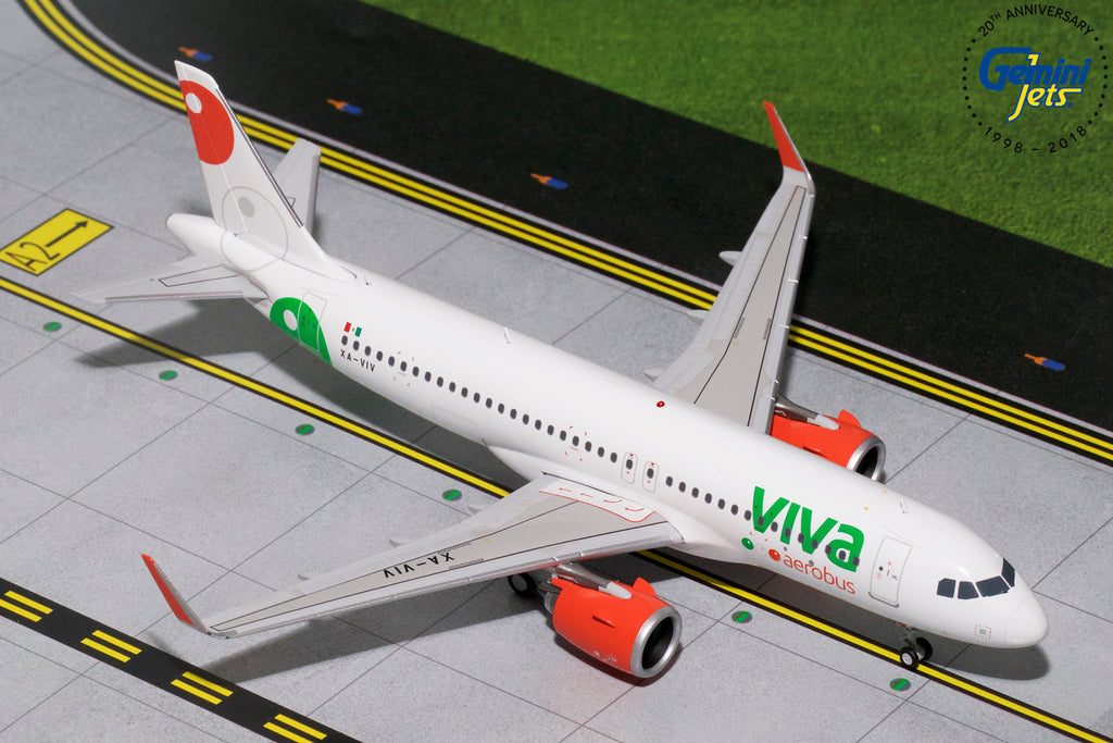 VivaAerobus Airbus A320neo XA-VIV GeminiJets G2VIV730 Scale 1:200