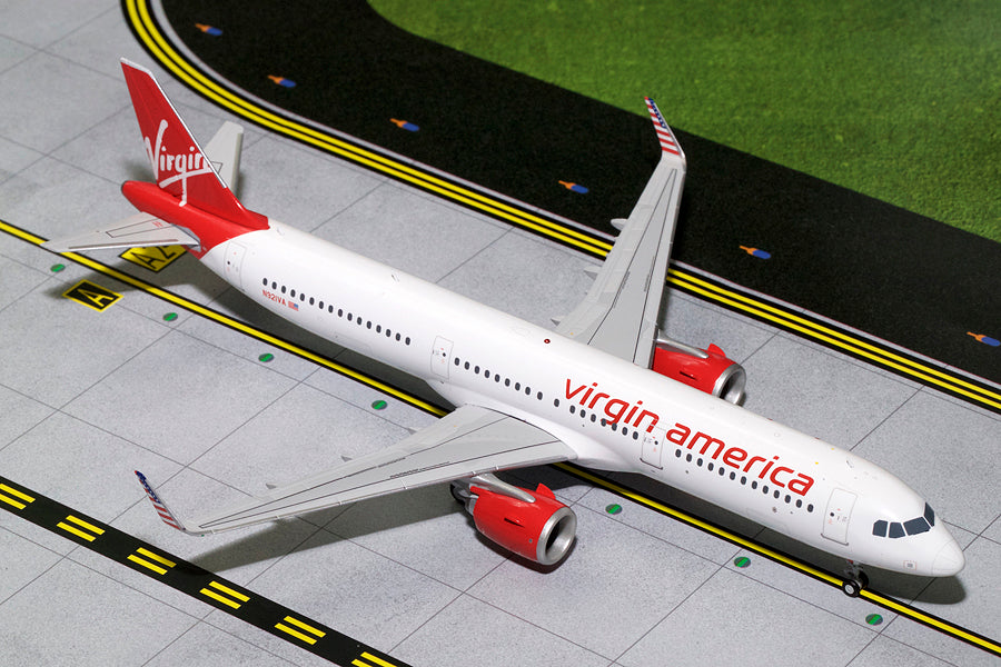 Virgin America Airbus A321neo N921VA GeminiJets G2VRD678 Scale 1:200