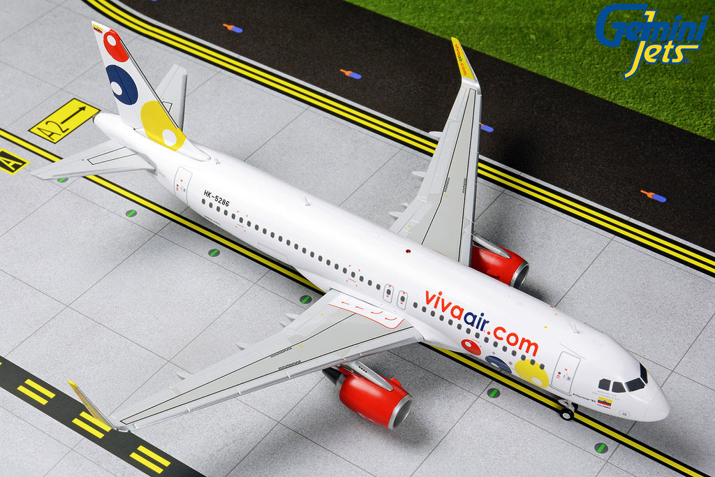 Viva Air Colombia Airbus A320 HK-5286 GeminiJets G2VVC822 Scale 1:200