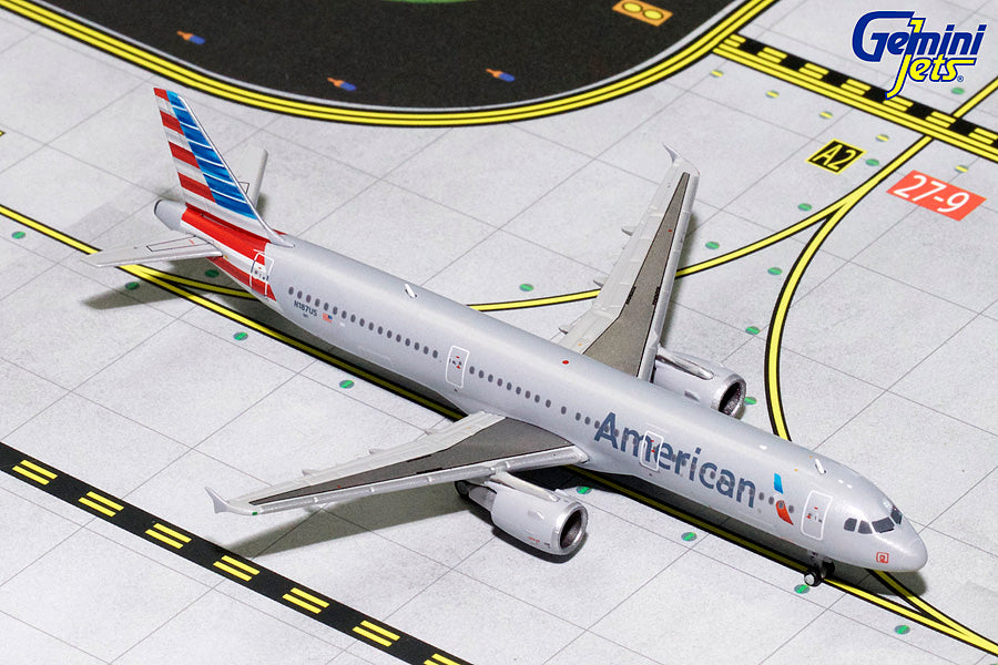 American Airlines Airbus A321 N187US GeminiJets GJAAL1704 Scale 1:400