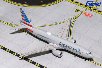 American Airlines Boeing 737 MAX 8 N324RA GeminiJets GJAAL1708 Scale 1:400
