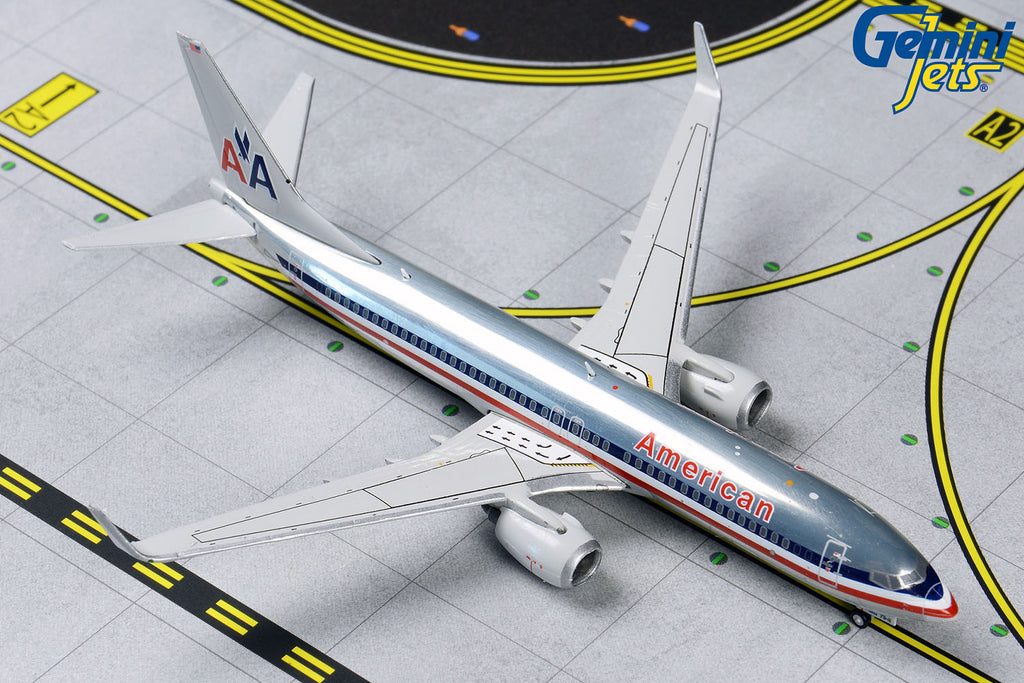 American Airlines Boeing 737-800 N921NN Polished GeminiJets GJAAL1802 Scale 1:400