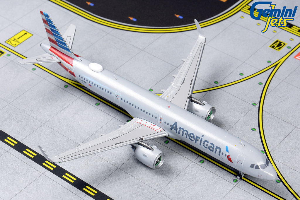 American Airlines Airbus A321neo N400AN GeminiJets GJAAL1850 Scale 1:400