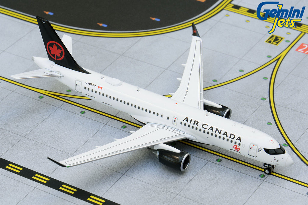 Air Canada Airbus A220-300 C-GROV GeminiJets GJACA1733 Scale 1:400