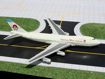 America West Airlines Boeing 747-200 N532AW GeminiJets GJAWE099 Scale 1:400