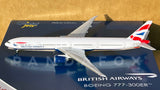 British Airways Boeing 777-300ER G-STBA GeminiJets GJBAW1237 Scale 1:400