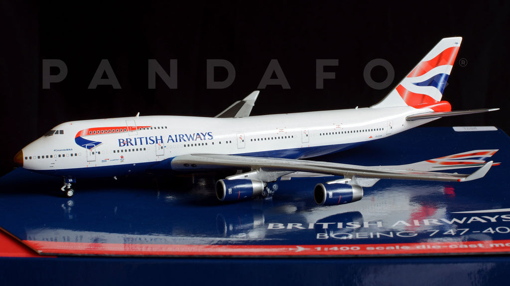 British Airways Boeing 747-400 G-CIVA "victoRIOus" GeminiJets GJBAW1593 Scale 1:400