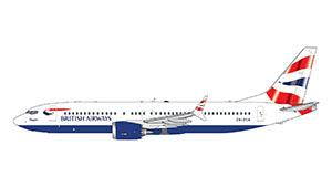 British Airways Boeing 737 MAX 8 GeminiJets GJBAW1876 Scale 1:400