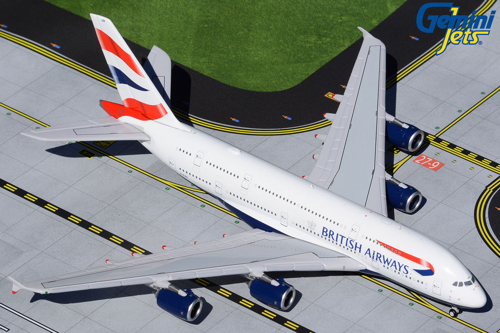 British Airways Airbus A380 G-XLED GeminiJets GJBAW1932 Scale 1:400