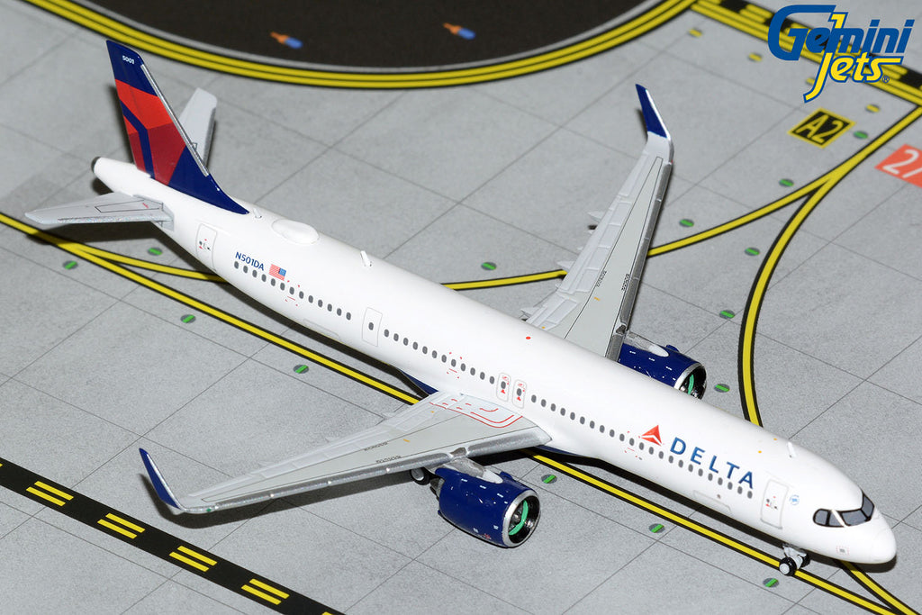 Delta Airbus A321neo N501DA GeminiJets GJDAL2164 Scale 1:400