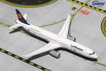 Lufthansa Airbus A321 D-AIRR "Kranichshutz Deutschland" GeminiJets GJDLH1619 Scale 1:400