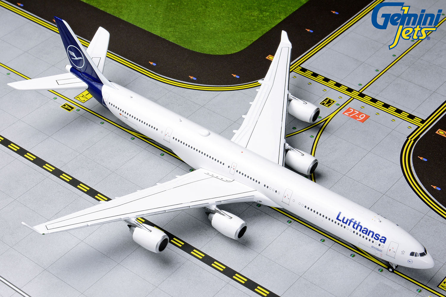 ルフトハンザ航空 A340-300 GeminiJets Lufthansa Airbus A340-300 new livery D-AIFD Gemini G2DLH817