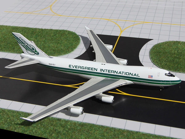 Gemini 1/400 B747-212B(SF) エバーグリーン国際航空 Evergreen Boeing 747-400 N491EV GeminiJets GJEIA1009 Scale 1:400