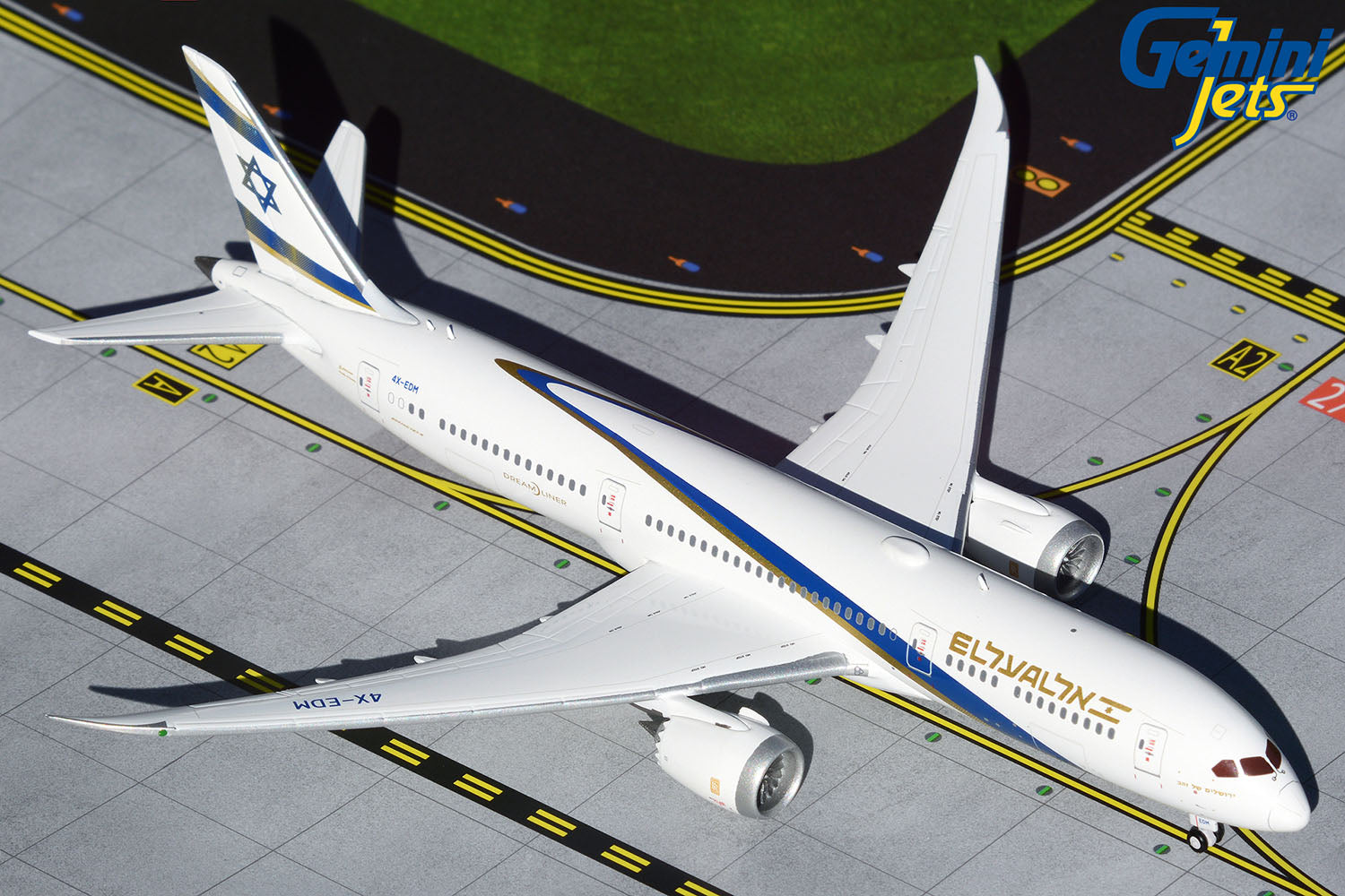 El Al Boeing B787-9 Reg# 4X-EDA Gemini Jets G2ELY692 Scale 1