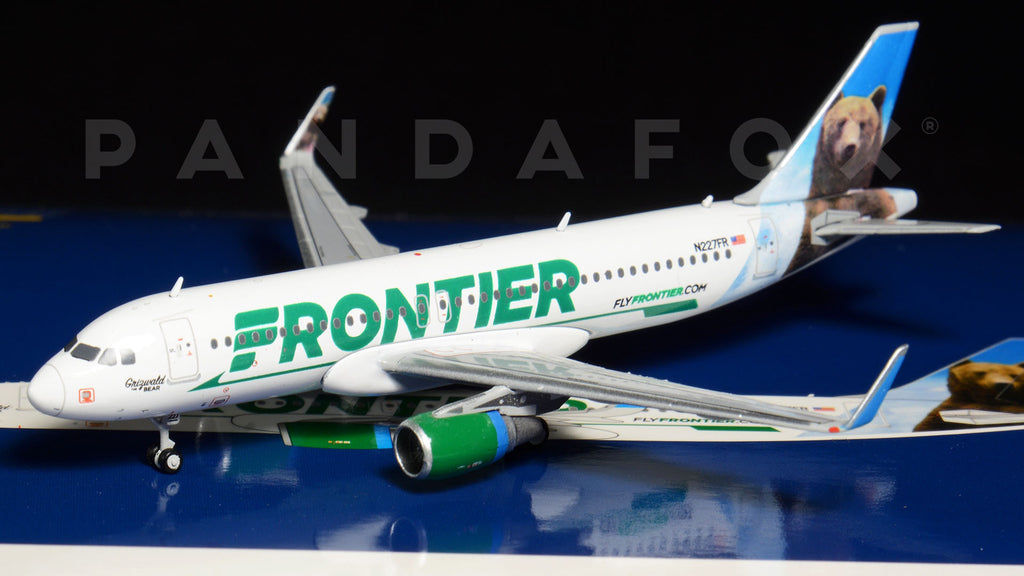 Frontier Airlines Airbus A320 N227FR "Griswald the Bear" GeminiJets GJFFT1576 Scale 1:400