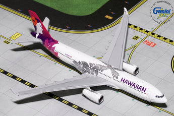 Hawaiian Airlines Airbus A330-200 N380HA GeminiJets GJHAL1787 Scale 1:400