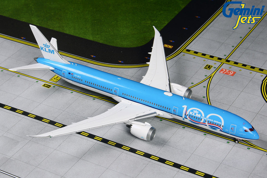 KLM Boeing 787-10 PH-BKA 100th Anniversary GeminiJets GJKLM1890 Scale 1:400
