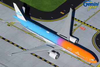 KLM Boeing 777-300ER PH-BVA Orange Pride 100th Anniversary GeminiJets GJKLM1905 Scale 1:400