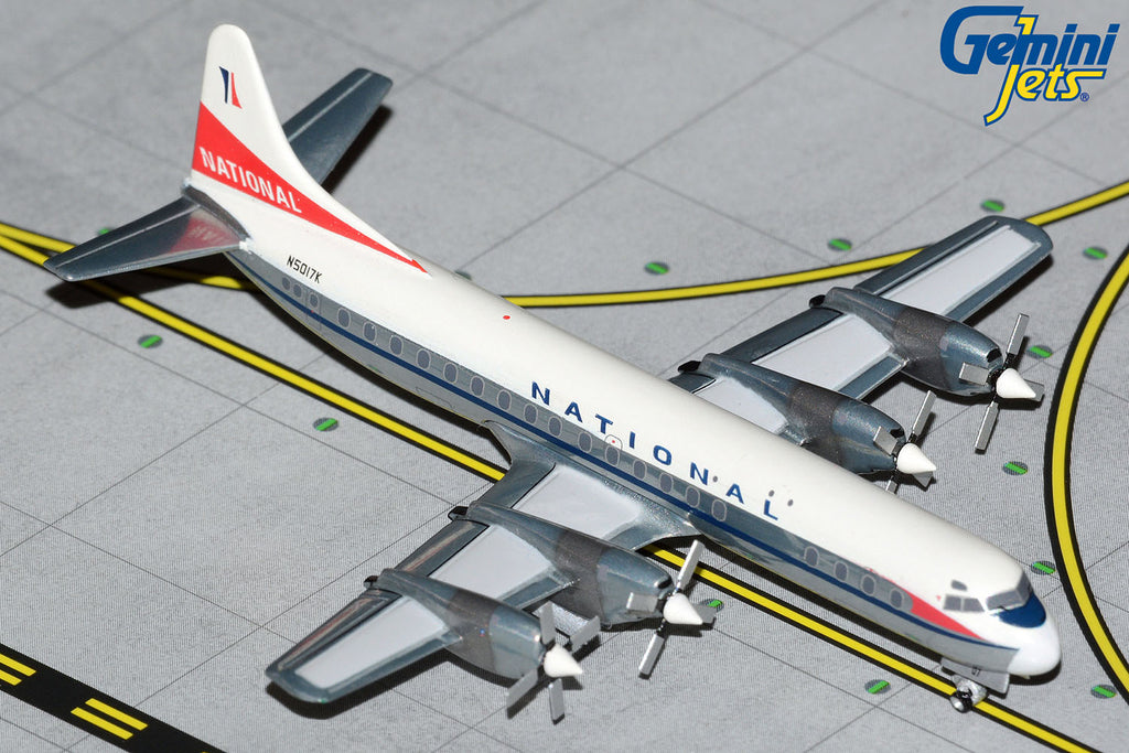 National Airlines Lockheed L-188 N5017K GeminiJets GJNAL2136 Scale 1:400