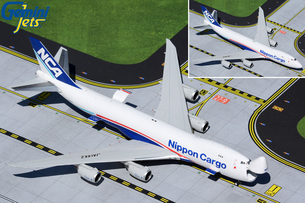 Nippon Cargo Airlines Boeing 747-8F Interactive JA14KZ GeminiJets GJNCA1897 Scale 1:400