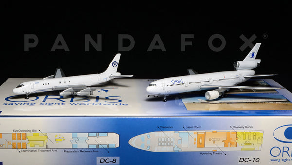 Orbis DC-8-21, DC-10-10 Set of 2 GeminiJets GJORB238 Scale 1:400