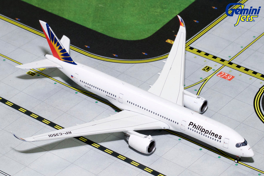 Philippine Airlines Airbus A350-900 RP-C3501 GeminiJets GJPAL1753 Scale 1:400