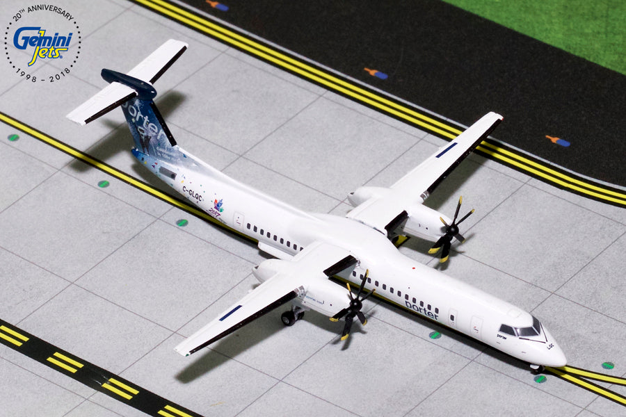 Porter Bombardier Dash 8 Q400 C-GLQC Celebrating Canada’s 150th GeminiJets GJPOE1519 Scale 1:400