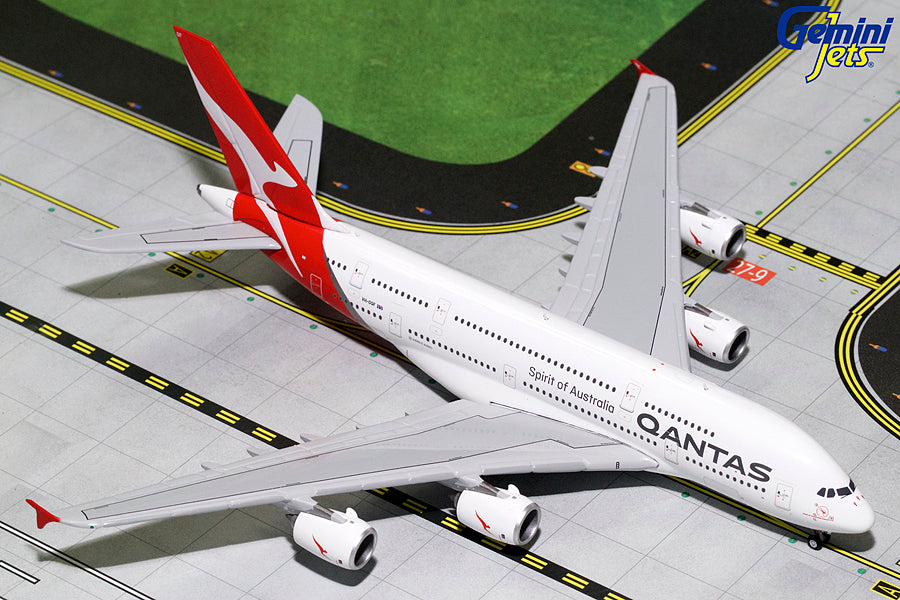 Qantas Airbus A380 VH-OQF GeminiJets GJQFA1783 Scale 1:400