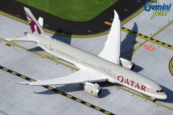 Qatar Airways Boeing 787-9 Flaps Down A7-BHA GeminiJets GJQTR1915F Scale 1:400