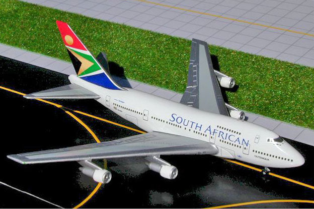 South African Airways Boeing 747SP ZS-SPB GeminiJets GJSAA036 Scale 1:400